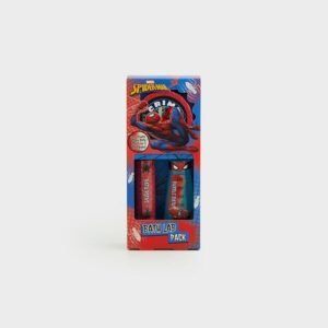 Marvel Spiderman Lab Pack Gift Set 100g Bath Fizzer + 50g Bath Rocks + 115ml Bubble Bath