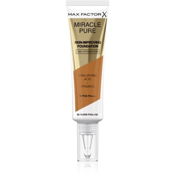 Max Factor Miracle Pure Skin-Improving Foundation SPF30 30ml - 86 Warm Praline
