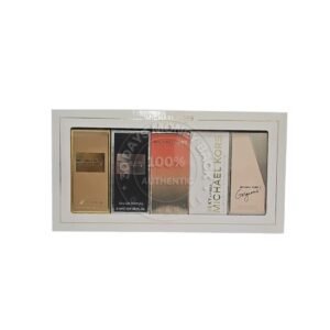 Michael Kors Fragrance Gift Set 5ml Gorgeous! EDP + 4ml Wonderlust EDP + 5ml Sexy Amber EDP + 5ml Pour Femme EDP + 5ml Pour Homme EDP