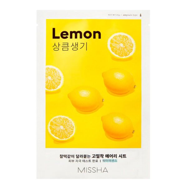 Missha Airy Fit Sheet Mask 19g - Lemon