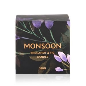 Monsoon Bergamot & Fig Scented Candle 180g