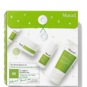Murad The Derm Report Minimising Lines and Wrinkles 60ml Cleansing Cream + 3ml Wrinkle Corrector + 10ml Serum + 15ml Night Cream
