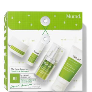 Murad The Derm Report Total Skin Renewal Set 60ml Cleansing Cream + 15ml Serum + 5ml Eye Serum + 15ml Night Cream