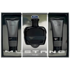 Mustang Black Gift Set 100ml EDT + 100ml Aftershave Balm + 100ml Body Wash