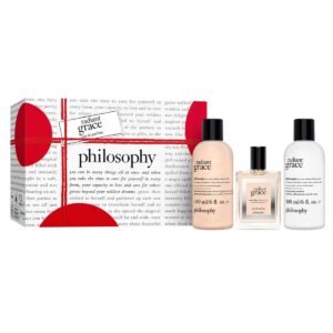 Philosophy Radiant Grace Gift Set 60ml EDP + 180ml Shower Gel + 180ml Body Lotion