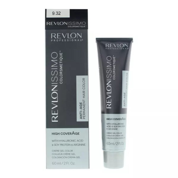 Revlon Revlonissimo Colorsmetique Permanent Hair Color 60ml - 32 Very Light Golden Pearl Blonde