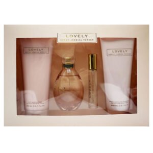 Sarah Jessica Parker Lovely Gift Set 100ml EDP + 200ml Shower Gel + 200ml Body Lotion + 15ml EDP