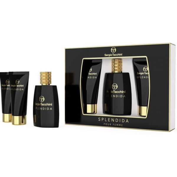 Sergio Tacchini Splendida Gift Set 100ml EDP + 100ml Body Lotion + 100ml Shower Gel