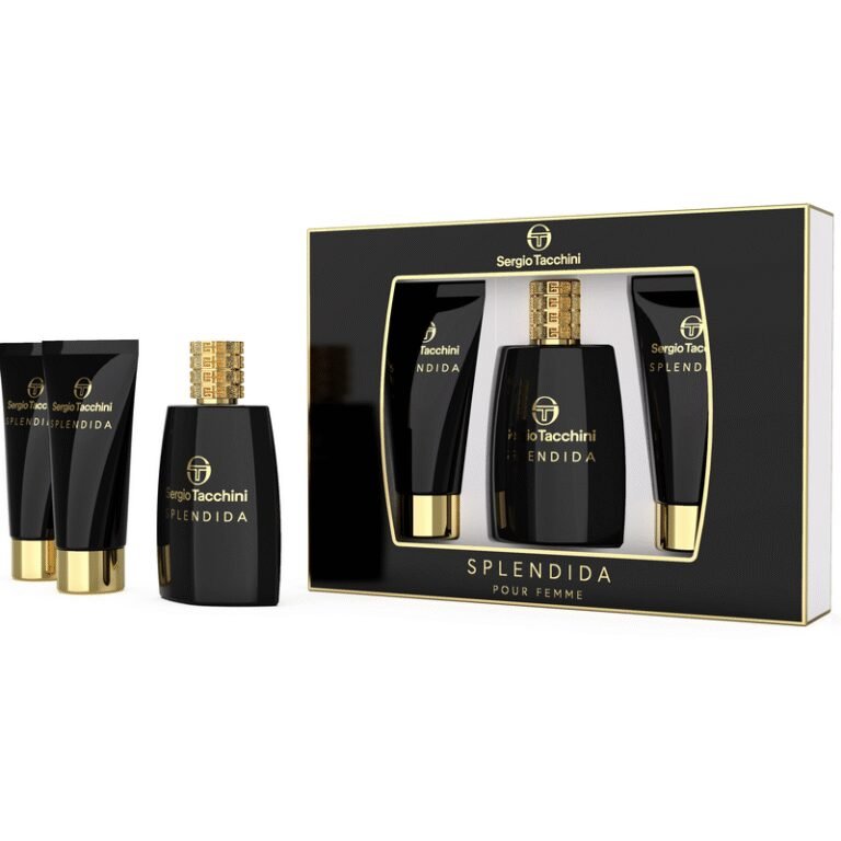 Sergio Tacchini Splendida Gift Set 100ml EDP + 100ml Body Lotion + 100ml Shower Gel