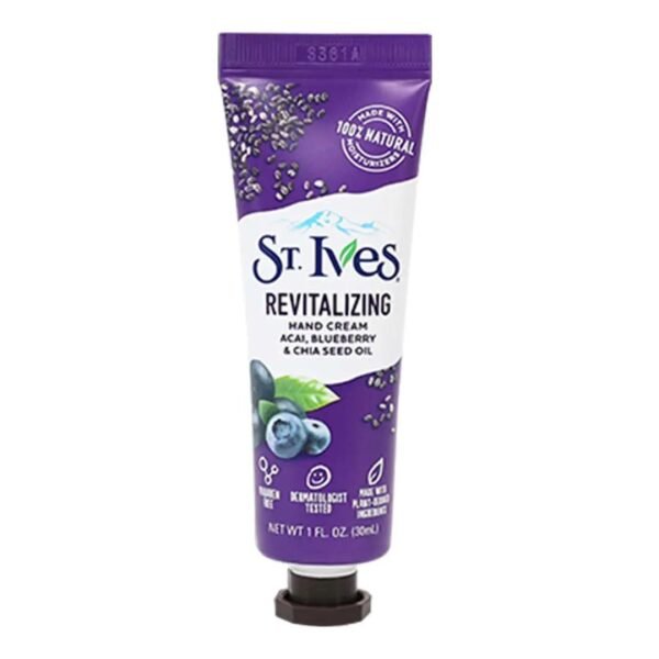 St. Ives Revitalising Acai Blueberry & Chia Seed Oil Hand Cream 30ml
