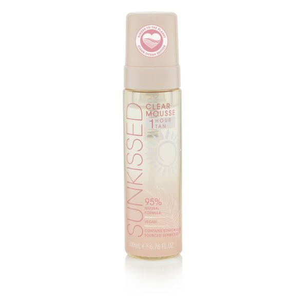 Sunkissed 1 Hour Tan Clear Mousse 200ml - Ocean Edition