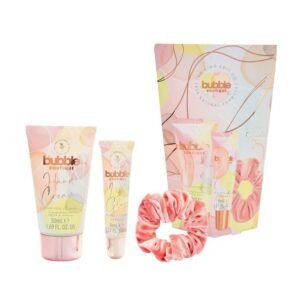 The Kind Edit Co. Bubble Boutique Scrunchie Gift Set 50ml Hand Cream + 8ml Lip Balm + Scrunchie