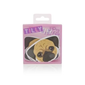 Tilly & Friends Pug Nail Files Gift Set 3 x Nail Files