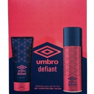 Umbro Defiant Gift Set 150ml Body Spray + 150ml Body Wash