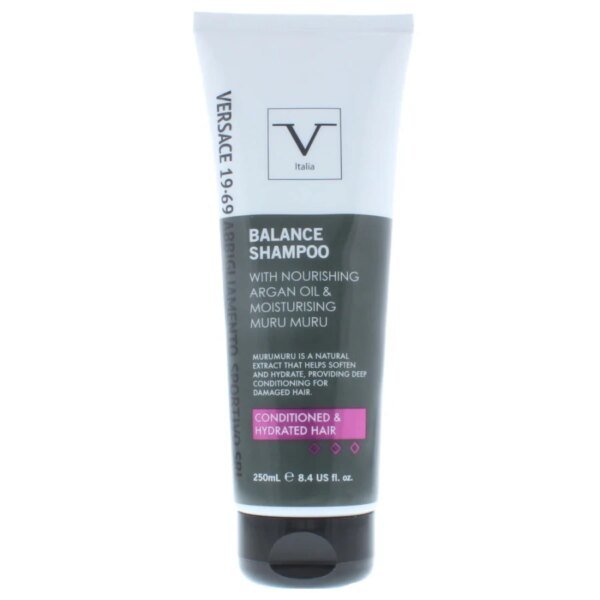 V Italia Balance Shampoo With Nourishing Argan Oil Moisturising Muru Muru 250ml